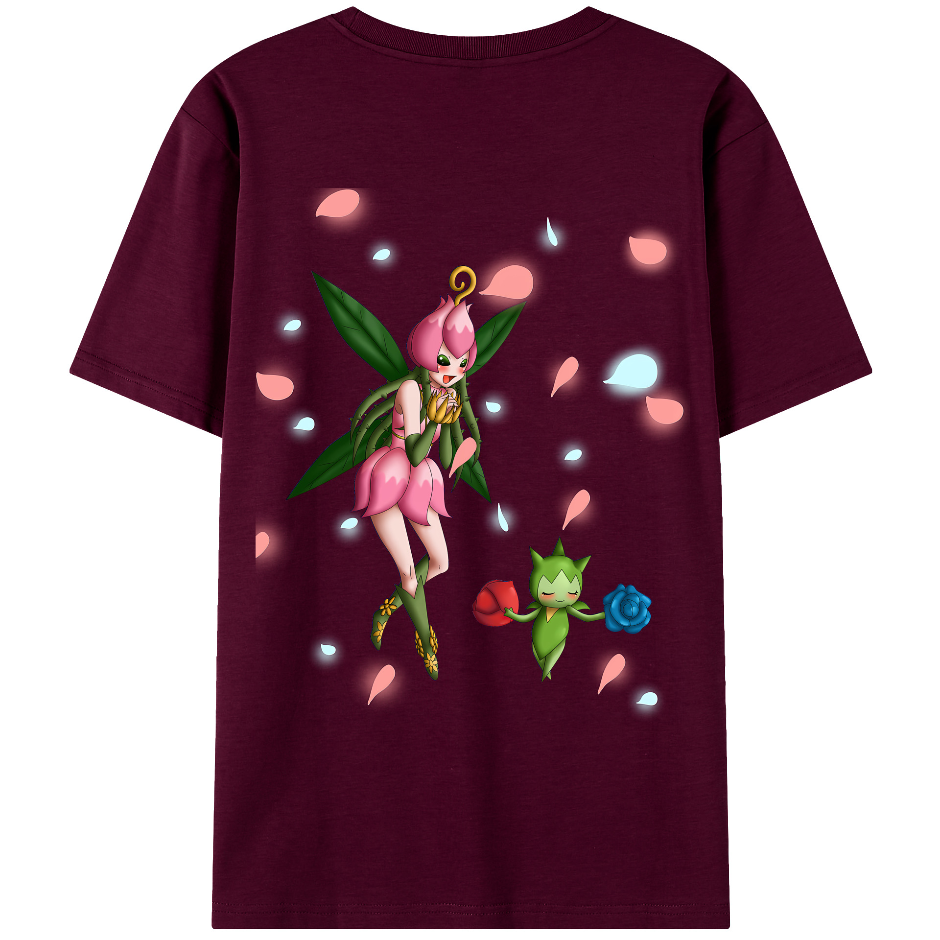 （画像用） Digimon デジタルモンスター/デジモン レディース半袖Tシャツ(バックプリント)
